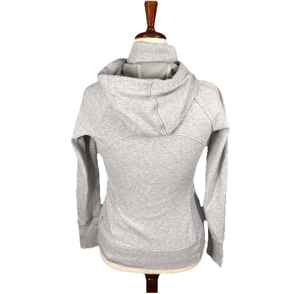 ATHLETA Triumph Hoodie Sweatshirt Jacket Size Small Grey Gym Workout #486251 - Picture 3 of 7